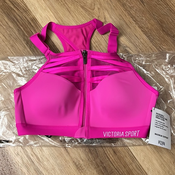 NWT Hot Pink Victoria’s Secret Sports Bra 32A - Picture 3 of 4